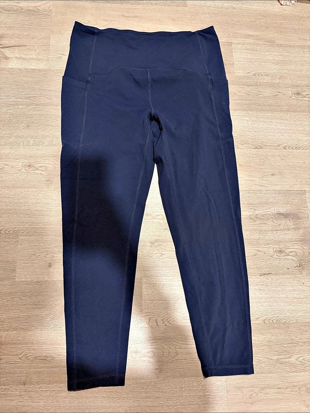 Zella Live In High Waist Pocket Leggings Blue